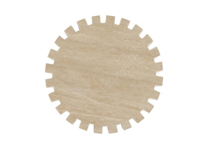 ABRUZZI SPOT TABLE - TRAVERTINE