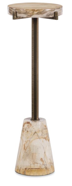 ACME PETRIFIED WOOD DRINKS TABLE - LIGHT