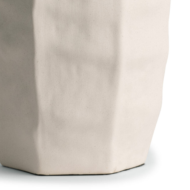VASE OFF-WHITE CERAMIC TALL