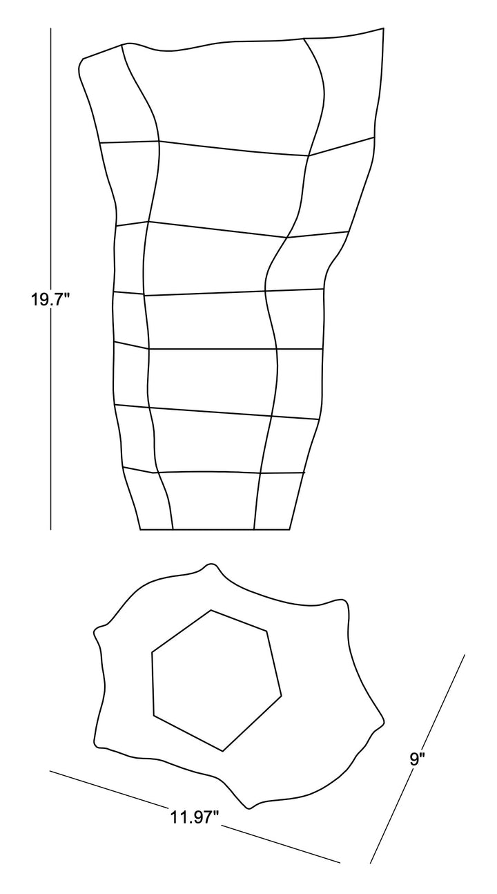 VASE OFF-WHITE CERAMIC TALL