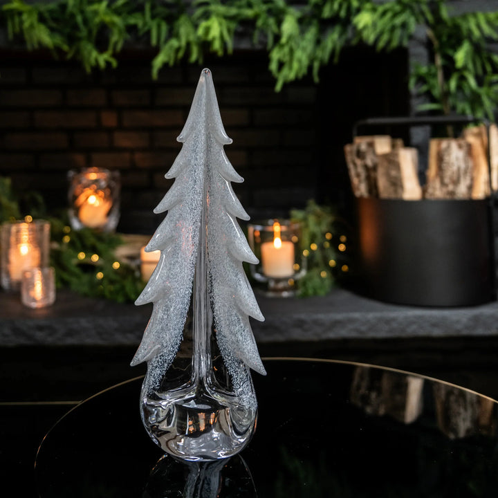 EVERGREEN SNOWY BRANCHES