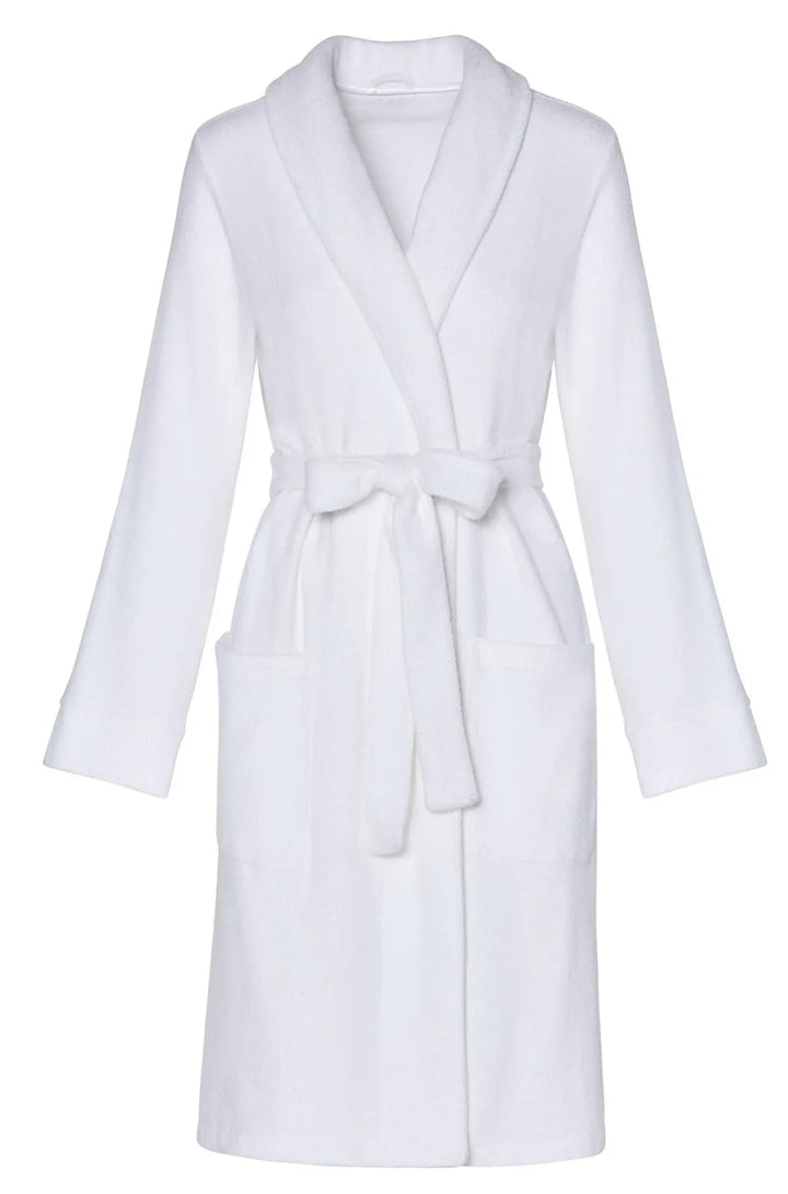 ROBE THERESA LONG TERRY WHITE