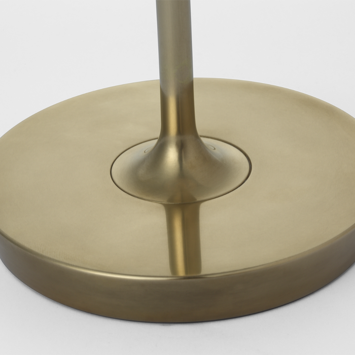 TABLE LAMP BLAZE BRASS W/ CRYSTAL