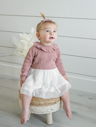 DRESS KNIT TOP&TUTU (Available in 3 Sizes and 3 Colors)