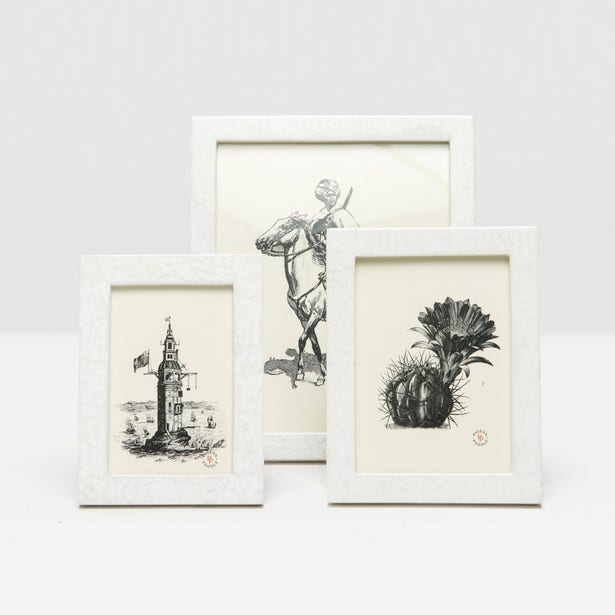 FRAME WHITE LACQUERED EGGSHELL