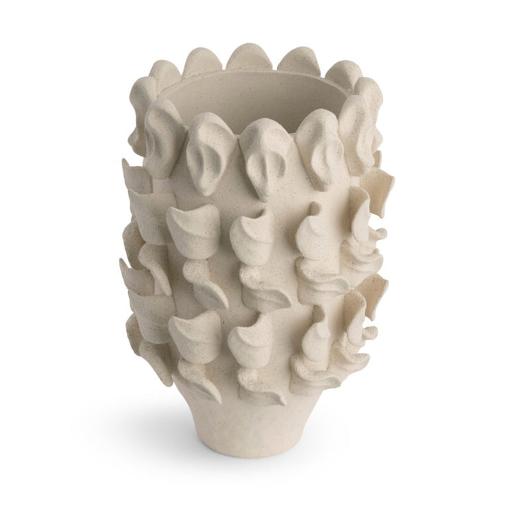 VASE PETALS OFF-WHITE