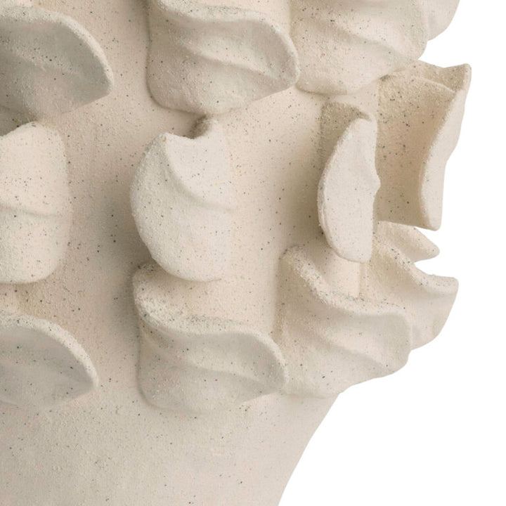 VASE PETALS OFF-WHITE