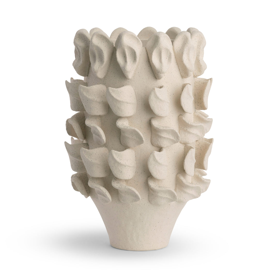 VASE PETALS OFF-WHITE