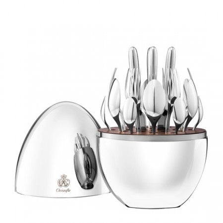 FLATWARE 24PC SET SILVER-PLATED MOOD #33734