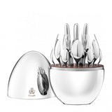 FLATWARE 24PC SET SILVER-PLATED MOOD