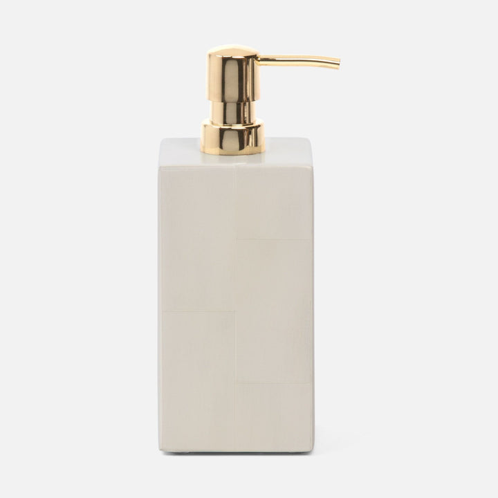 BATH COLLECTION WHITE FAUX HORN
