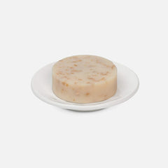 BATH COLLECTION WHITE BURLAP CERAMIC