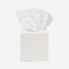 BATH COLLECTION WHITE BURLAP CERAMIC