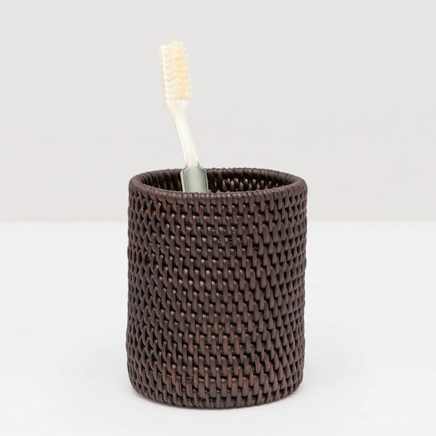 BATH COLLECTION COFFEE RATTAN