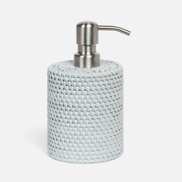 BATH COLLECTION LIGHT GRAY RATTAN