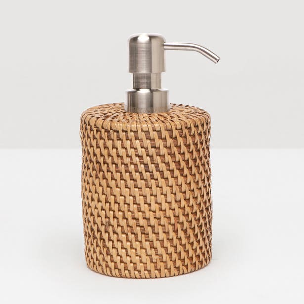 BATH COLLECTION BROWN RATTAN