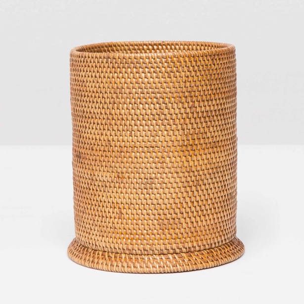 BATH COLLECTION BROWN RATTAN