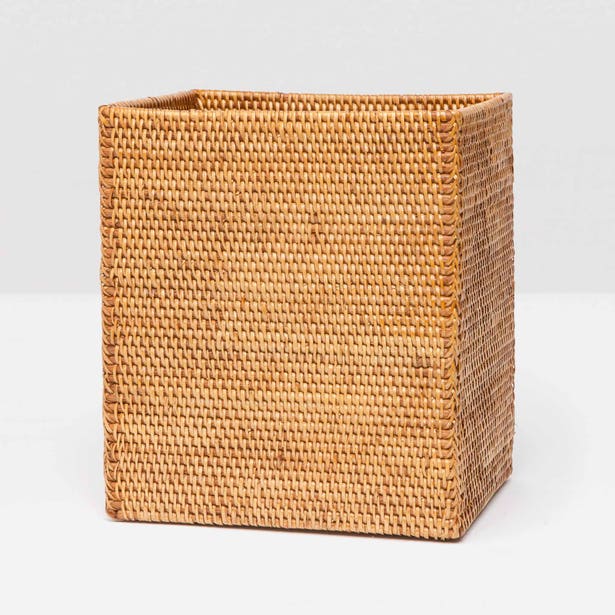 BATH COLLECTION BROWN RATTAN