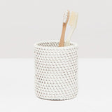 BATH COLLECTION WHITE RATTAN