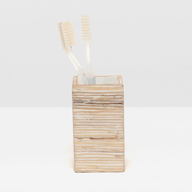 BATH COLLECTION BLEACHED RATTAN