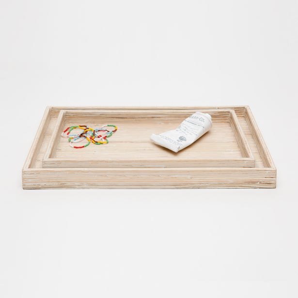 BATH COLLECTION BLEACHED RATTAN