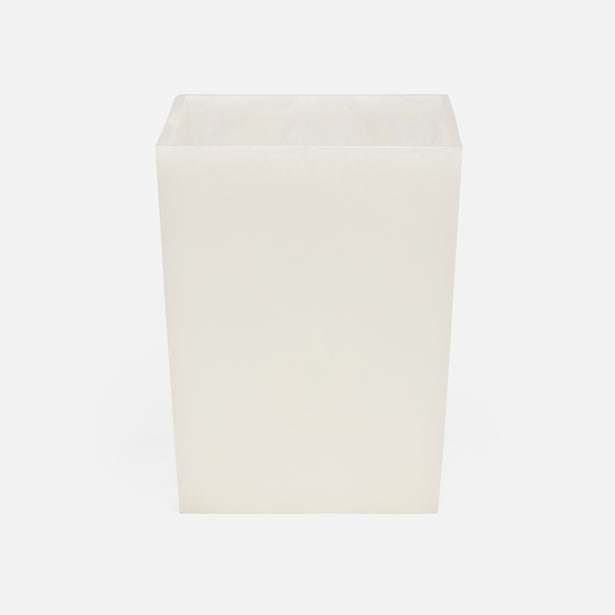 BATH COLLECTION PEARL WHITE CAST RESIN