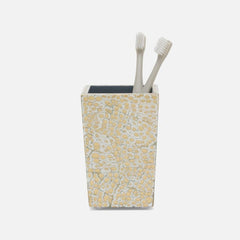 BATH COLLECTION GOLD/WHITE LACQUERED EGGSHELL