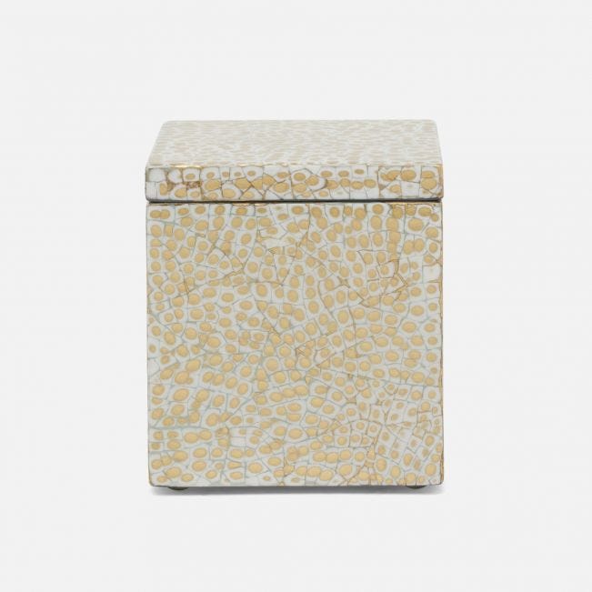 BATH COLLECTION GOLD/WHITE LACQUERED EGGSHELL