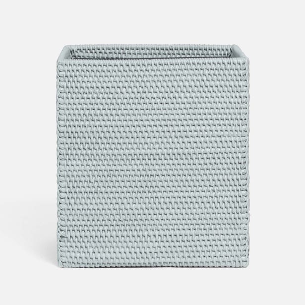 BATH COLLECTION LIGHT GRAY RATTAN