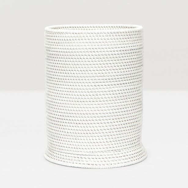 BATH COLLECTION WHITE RATTAN