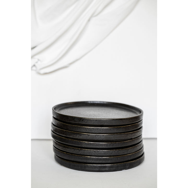 DINNER PLATE STONEWEAR BLACK #53436