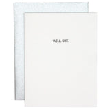 GREETING CARD "WELL ..."
