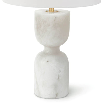 TABLE LAMP HOURGLASS ALABASTER LARGE