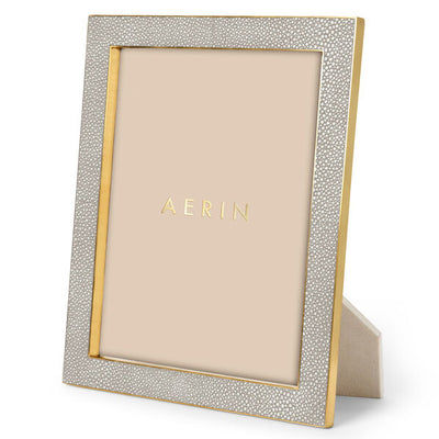 AERIN CLASSIC SHAGREEN FRAME- DOVE (Available in 3 sizes)