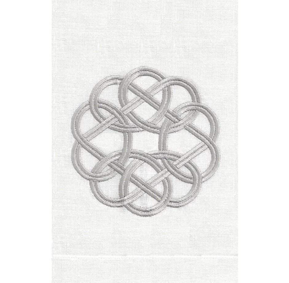 GUEST TOWEL SILVER KNOT