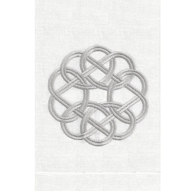 GUEST TOWEL SILVER KNOT