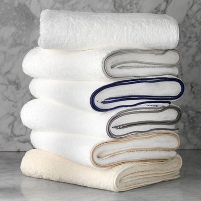 MATOUK CAIRO TOWEL COLLECTION WITH STRAIGHT PIPING (Colors 17-20)