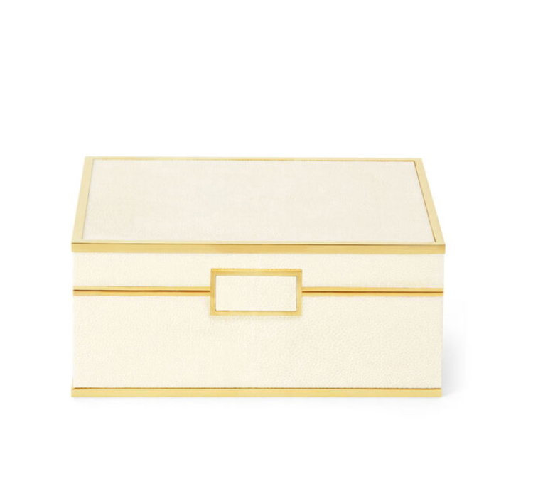 AERIN CLASSIC SHAGREEN JEWELRY BOX (AVAILABLE IN 2 SIZES)