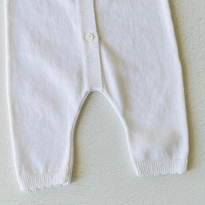 JUMPSUIT SWEATER WHITE (Available in 2 Sizes)