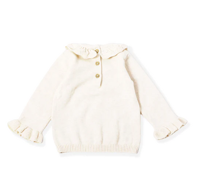 SWEATER PULLOVER OATMEAL HEATHER