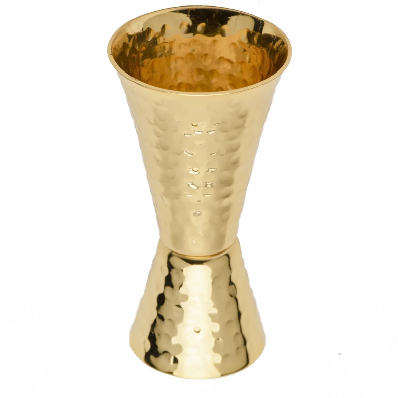 COPPER JIGGER 24K GOLD PLATE #62807