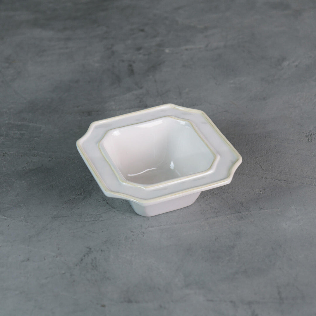 BOWL WHITE SQUARE SMALL #48834