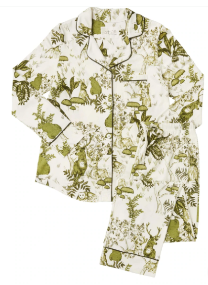 PAJAMA SET LONG-SLEEVED WOODSIDE PIMA KNIT