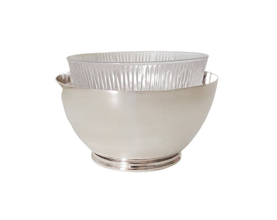 BOWL WITH CAVIAR GLASS INSERT