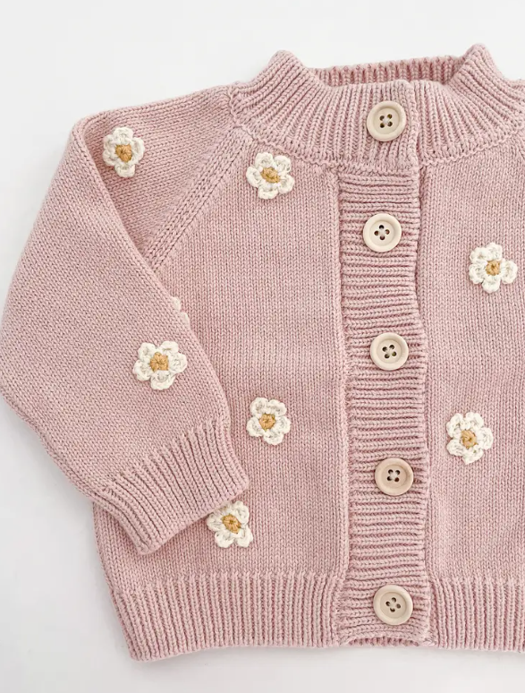 CARDIGAN FLOWER BLUSH