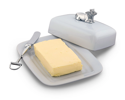 BUTTER DISH THE COW