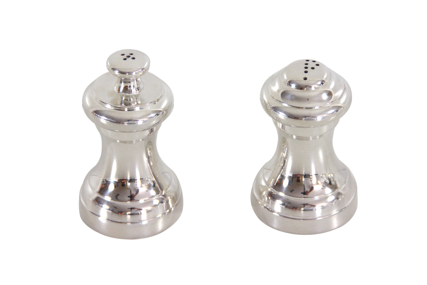 SALT & PEPPER PLAIN SILVER