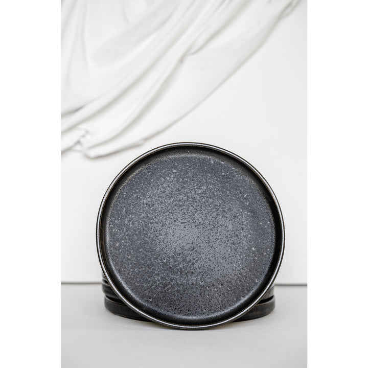 DINNER PLATE STONEWEAR BLACK #53436