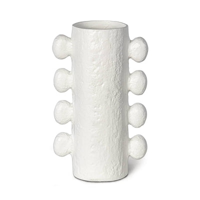 VASE METAL MATTE WHITE (Available in 2 Sizes)