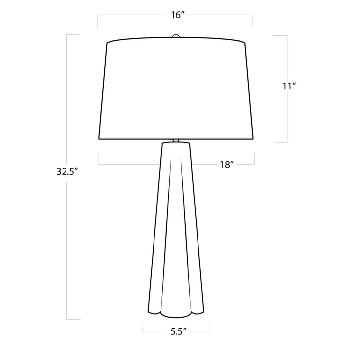 LAMP TABLE ALABASTER LARGE #42756